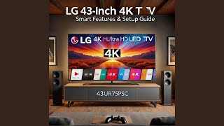 quotLG 43inch 4K Ultra HD Smart TV Review  LG 43UR7500PSC Features amp Setup Guidequot [upl. by Aihsenor]