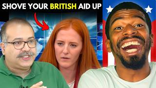 Sushant Slams British Reporter  Chandrayaan  British Aid To India  American Reacts [upl. by Otreblig]