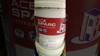 Asian paints ace sparc exterior emulsion best wall paint [upl. by Ainavi]