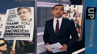 Edward Snowden speaks to Mehdi Hasan  UpFront [upl. by Alehcim]