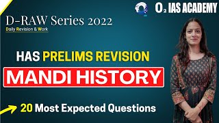 Himachal Pradesh GK  Mandi History MCQs  Geography of Himachal  HP GK Revision 2022  HAS Prelims [upl. by Sothena]