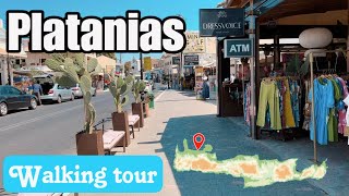 Platanias Crete Walking Tour [upl. by Leitao]