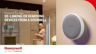 How to delink devices from your doorbell  Doorbells  Honeywell Home [upl. by Ylaek282]