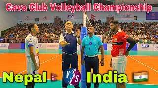 Amazing Match🇮🇳 India Vs Nepal🇳🇵Set  2  Cava Club Championship At Nepal [upl. by Seligmann]