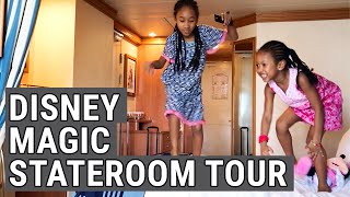 Disney Cruise Tour  Deluxe Oceanview Stateroom With Verandah on Disney Magic  Top Flight Family [upl. by Swan]