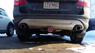 Volvo XC70 T6 Polestar Magnaflow amp Res delete [upl. by Ylrebmi]