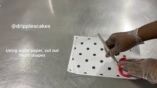 Wafer Paper Tutorial by Dripples Cakes [upl. by Essyle]