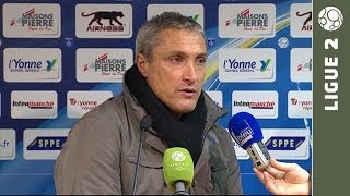 Conférence de presse AJ Auxerre  SM Caen 32  20132014 [upl. by Betthel]