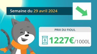 Prix ​​du fioul domestique  semaine du 29 avril 2024 [upl. by Princess808]