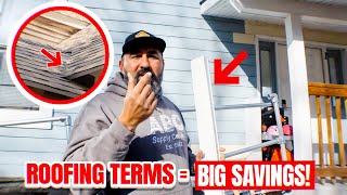 How Learning Roofing Terms Can Save You Money on a New Roof 💰💰💰 [upl. by Nesmat204]