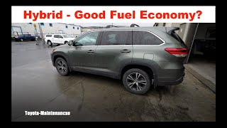 Toyota Highlander Hybrid quotREAL WORLDquot Fuel Economy [upl. by Notnad464]