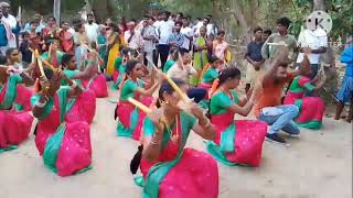 batukamma song kolatam by srinu master [upl. by Yduj]