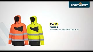 Portwest PW261  PW2 HiVis Winter Jacket  EN [upl. by Sheena810]