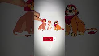 The lion king  Kion Kiara Timon 🦁shorts short simba kion kiara timonandpumbaa thelionking [upl. by Raquel260]