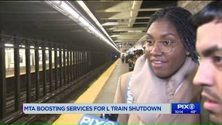 MTA boosting services for L train shutdown [upl. by Wrennie]