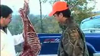 Butchering a deer  Part 1wmv [upl. by Solakcin137]