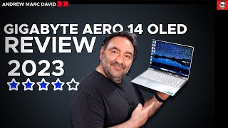 Gigabyte Aero 14 OLED 2023 REVIEW [upl. by Knuth]