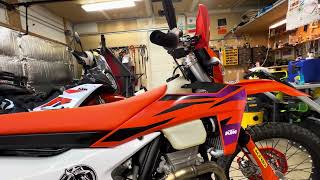 2024 Ktm 350 excf ready for trails [upl. by Ardnaet]