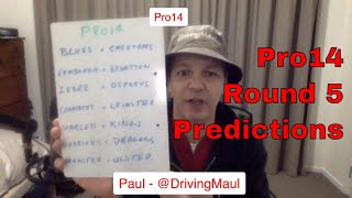 Pro14 20182019 Round 5 Predictions [upl. by Seldun]