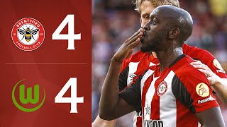 Eight goal thriller at the Gtech  Brentford 44 Wolfsburg  PreSeason Highlights [upl. by Hollander]