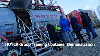 HOYER Group Training Container Demonstration  Kraton Chemicals BV Almere [upl. by Irv]