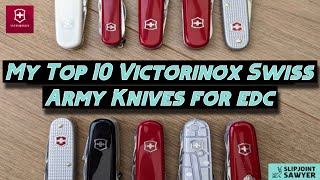 10 Best Victorinox Swiss Army Knives For EDC [upl. by Macnamara]