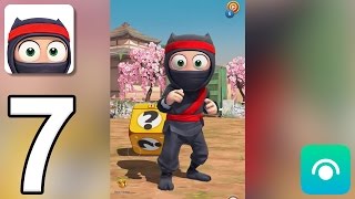 Clumsy Ninja  Gameplay Walkthrough Part 7  Level 1012 iOS Android [upl. by Doralyn803]