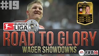 ROAD TO GLORY WAGER MATCHES BUNDESLIGA  IF SCHWEINSTEIGER 19 vs ItsFangs  FIFA 14 UT [upl. by Eustazio]