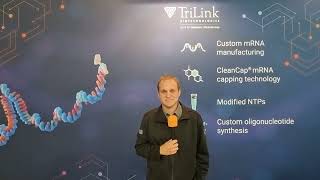 🎞 LiveWithChaudhrey S05177 TriLink BioTechnologies 18D68 Evan Myers at CPHI Milan Oct 8 Day 1 [upl. by Aramanta]