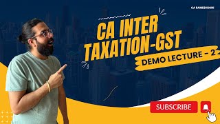 CA INTER GST DEMO  Day1 Part2 Chapter1 GST in IndiaIntroduction QampA amp MCQ English CA Ramesh Soni [upl. by Yentrac214]