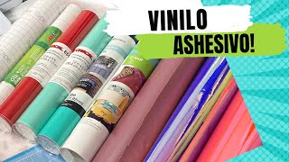 QUE ES EL VINILO ADHESIVO  Como Cortar y Usar el vinilo Con Una cricut [upl. by Aihsercal]