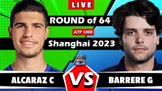 🔴LIVE  ALCARAZ vs SINNER  ATP SHANGHAI 2023  AO Tennis [upl. by Cyprio]