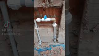 Instalación de tuberías en piso 1 Agua  desagüe y electricidad [upl. by Walling]