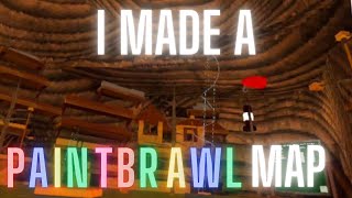 I MADE MY OWN PAINTBRAWL MAP IN GORILLA TAG [upl. by Llerehc364]