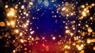 bright blue red gold sparkling floating particles glitter background [upl. by Ramsdell]