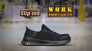 Skechers Work Safety Toe Hands Free Slipins® Commercial [upl. by Gwenn]