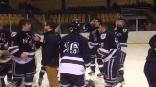 Ice Hockey Video MKA celebrates McInnis Cup on ice [upl. by Suiraj]