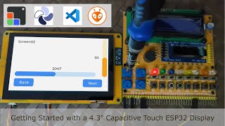 Getting Started with the 43inch Capacitivetouch ESP32 Sunton Display [upl. by Yrro310]