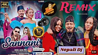 Sannani  sannani dj  Africa New Nepali Lok Song 2080  Nepali Dj  New Nepali Song 2023 [upl. by Eatnoid918]