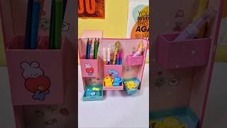 bt21 stationery organiser stationery pencilbox pencilcase pencilsharpner [upl. by Michaelina]