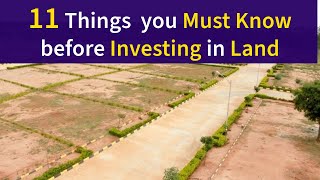 11 Things You Must Know Before Buying a Plot [upl. by Anairotciv]