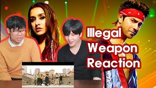 Koreans React to Illegal Weapon 20  Street Dancer 3D  Shraddha Kapoor amp Varun Dhawan [upl. by Weisburgh]