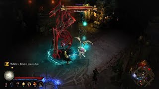 Diablo III Reaper of Souls  Summoning Greater Rift Guardian in the city [upl. by Roach]