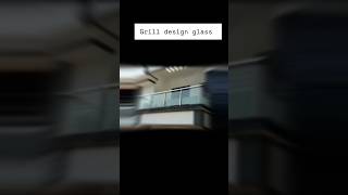 Balcony grill design  grill design  glass Design shortsvideo railingdesign glass youtubeshort [upl. by Ymarej]