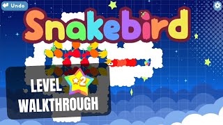 Snakebird Level ⭐2 Walkthrough [upl. by Seka]