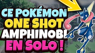 COMMENT ONE SHOT LE RAID AMPHINOBI EN SOLO POKEMON ECARLATE ET VIOLET [upl. by Kalagher45]