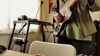 Shogazing Vocoder and BASS VI Jam  MicroKORG XL Circuit Rhythm and Squier BASS VI [upl. by Yleve]