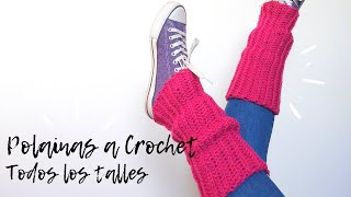 Polainas a Crochet  Todos los talles  Calentadores a ganchillo [upl. by Moira]