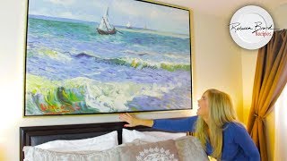 How to Hang a Picture  Huge Canvas or Small  with or without Frame  iCanvas [upl. by Maghutte201]