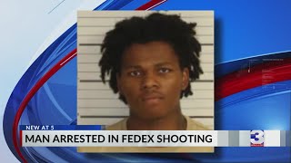 Man arrested in connection to FedEx employee shooting [upl. by Bently]